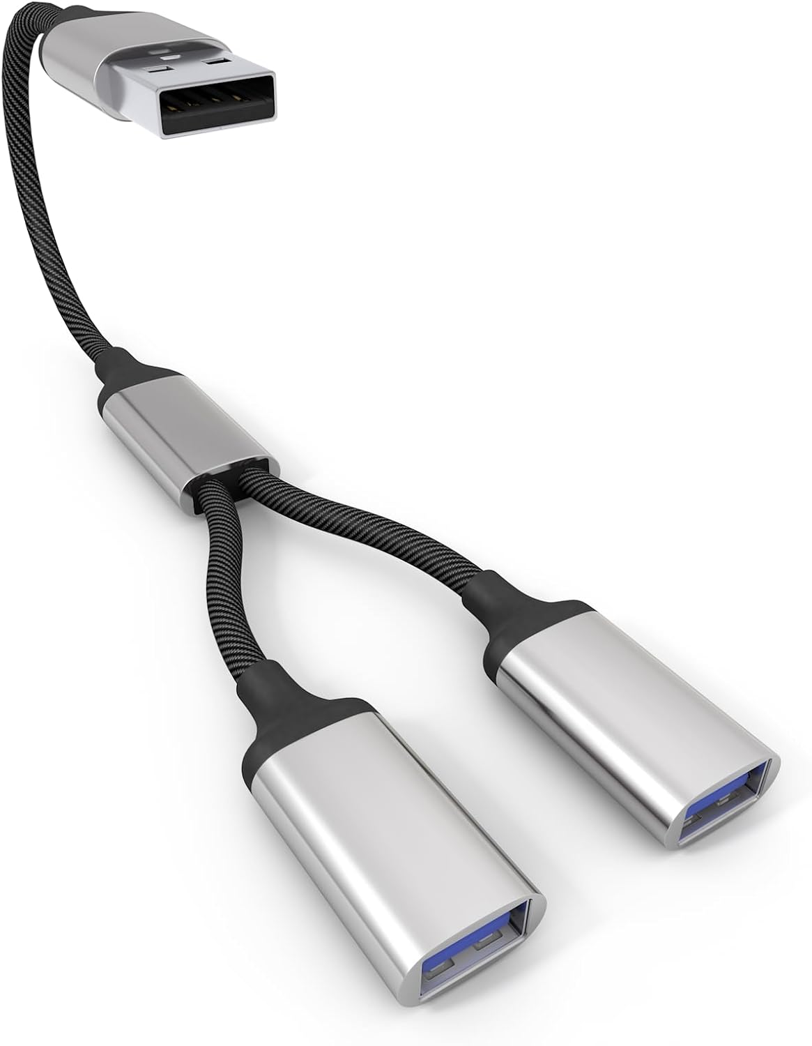 Amazon.com: USB Splitter Cable 1 in 2 Out 27CM, USB Male to Dual Female ...