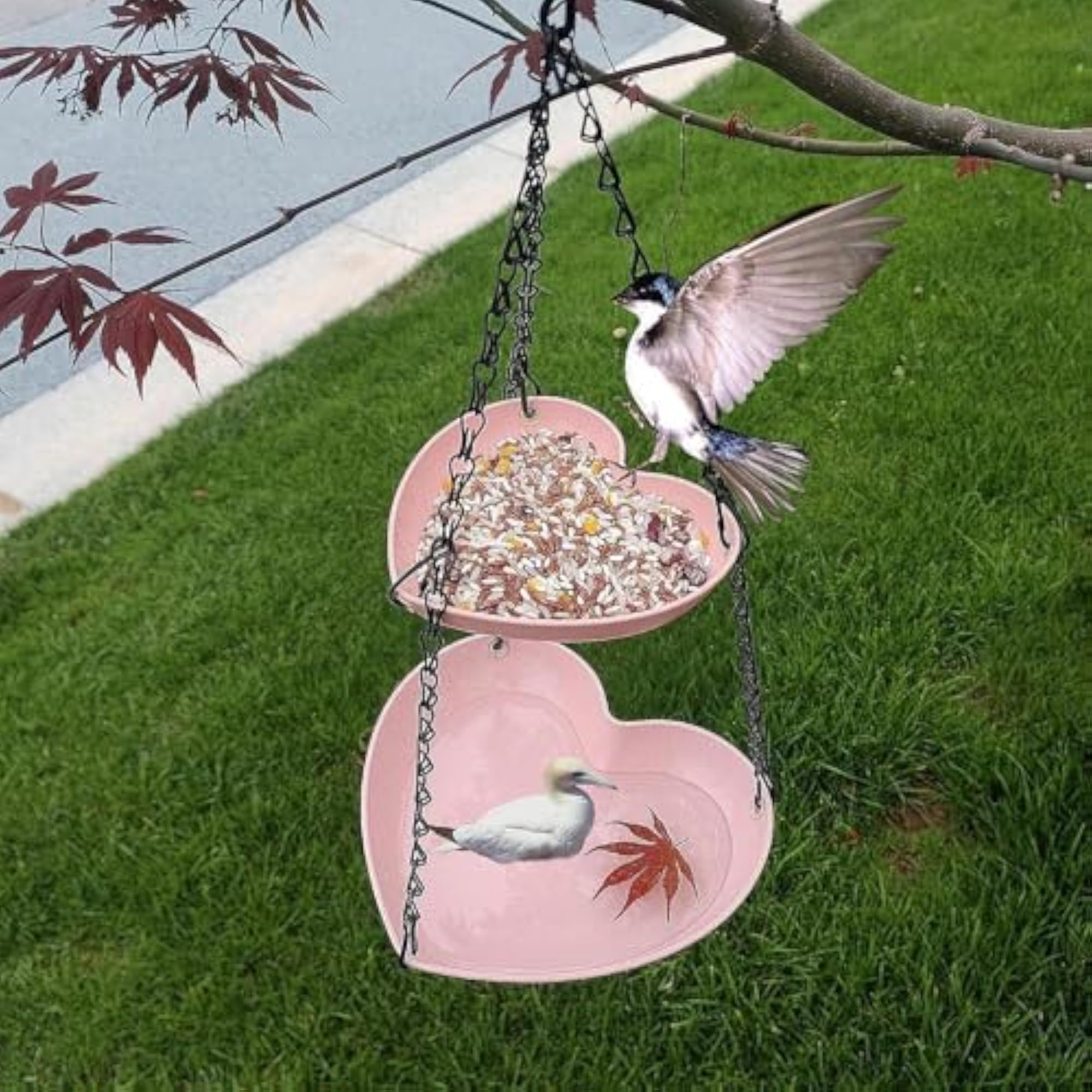 Hanging Birdfeeder Wear Resistant Versatile Feeder Bowl