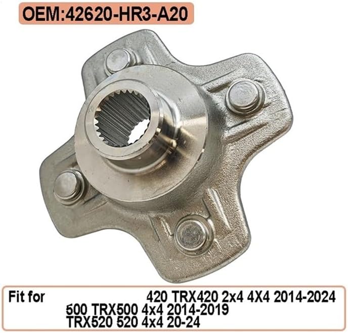 Rear Left Hub For 420 TRX420 2x4 4X4 2014-2024 500 TRX500 4x4 2014-2019 42620-HR3-A20