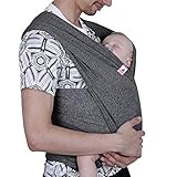 Lictin Babytragetuch Kindertragetuch Babybauchtrage Elastisches Tragetuch für Baby Neugeborene Innerhalb 16 KG
