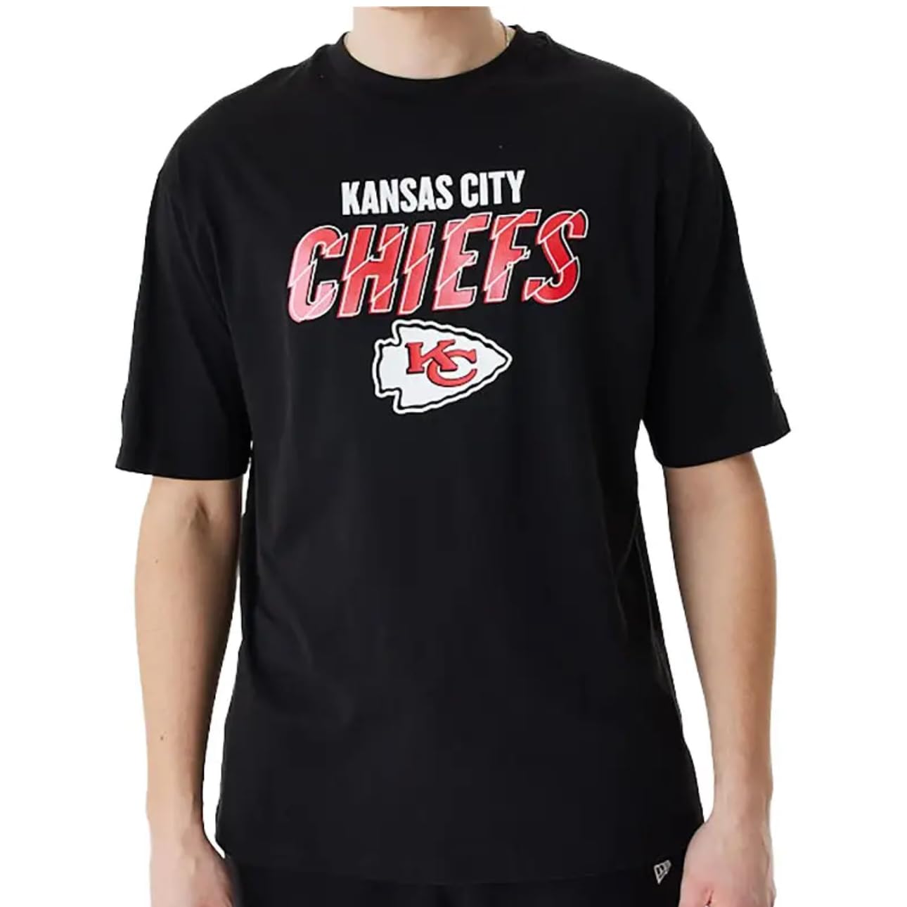 Camiseta Kansas City Chiefs New Era para hombre en color negro talle casual 3
