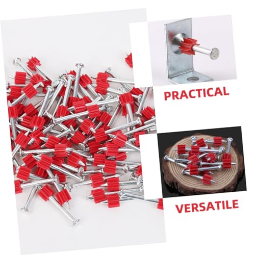 Image of ULTECHNOVO 100pcs Extended Nails for Wall Art Hanging Woodworking Straight Nails Versatile Fixing for Pictures Floorboards Hardware