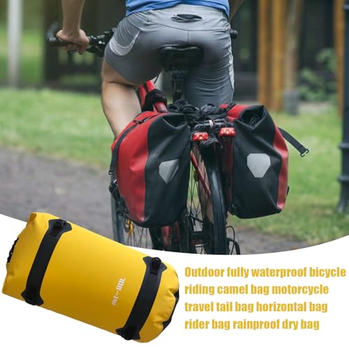 Bolsa impermeable 40L para moto y bicicleta con gran capacidad de almacenamiento 3