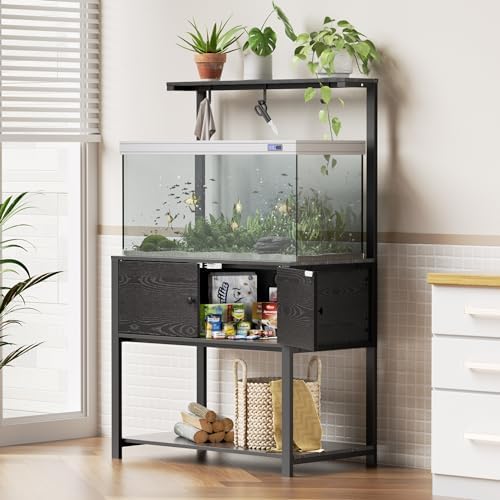 40 Gallon Fish Tank Stand 40-50 Gallon Aquarium Stand Heavy Duty