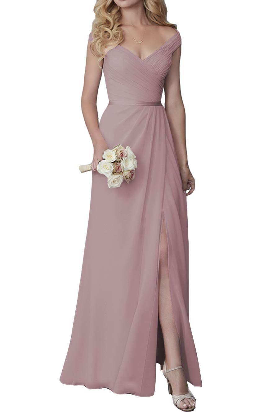 slim fit dress slacks Long Formal Dress 33335 by La Femme main image 1