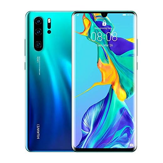 Huawei P30 Pro 128GB+8GB RAM (VOG-L29) 40MP LTE Factory Unlocked GSM Smartphone (International Version, No Warranty in the US) (Aurora)