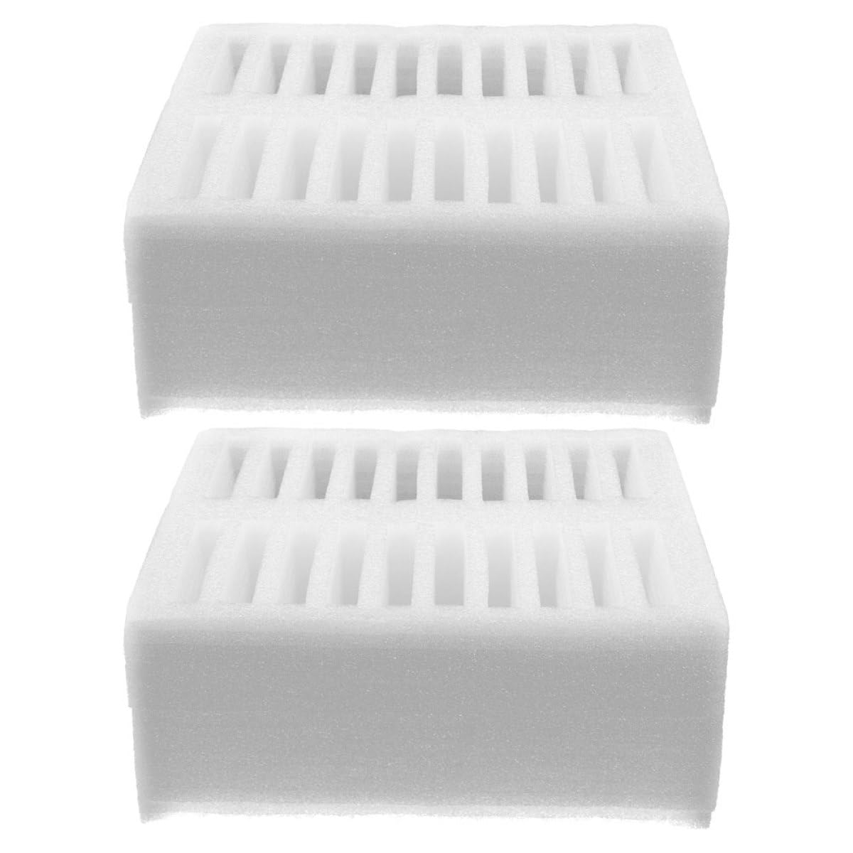 Boîtes de rangement pour téléphone VICASKY en mousse blanche avec 20 compartiments
