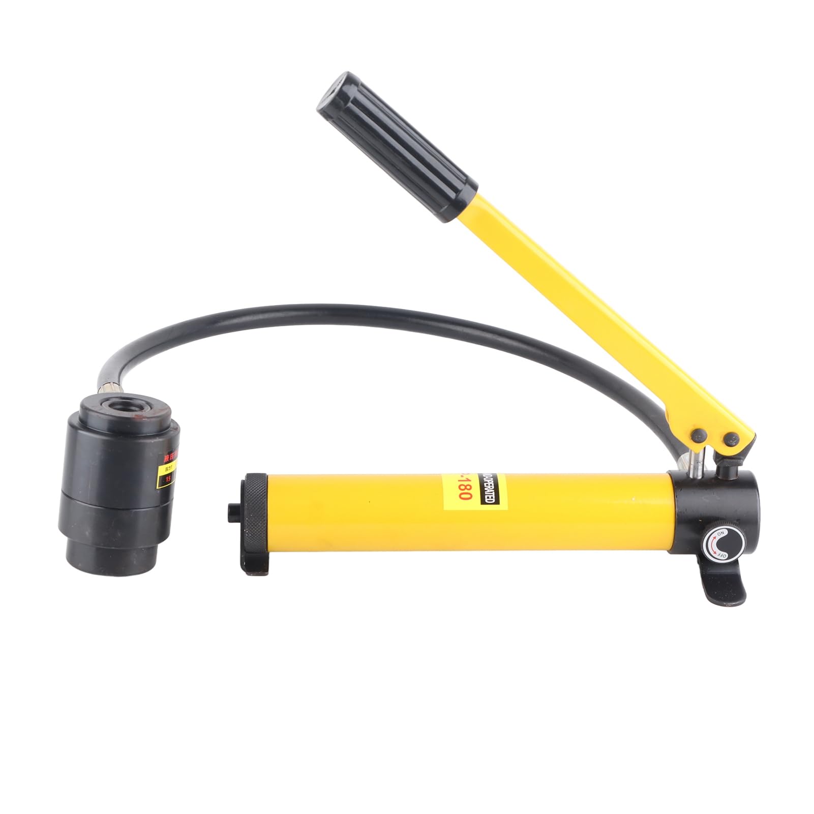 Zestaw hydraulicznej stalowej płytki dziurkacza Pompka ręczna z 10 matrycami Narzędzie od 16 mm do 101 mm