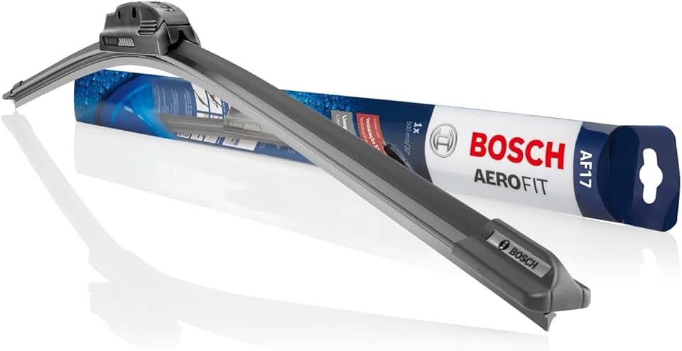 Bosch Palheta Dianteira Aerofit AF17, Limpador de Para-brisa com Tratamento de Grafite, 17 Polegadas 430 mm, Unitário