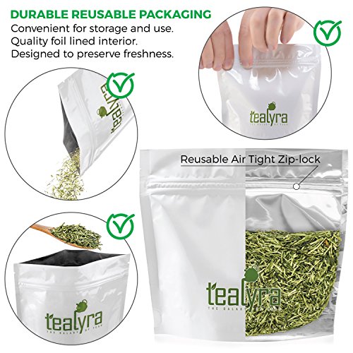 Tealyra - Premium Kukicha Twig Kabuse - Japanese Green Tea - Organically Grown - Loose Leaf Tea - Mild Slightly Nutty Flavour - High Level Of Antioxidants - Caffeine Level Low - 100G #TOP1