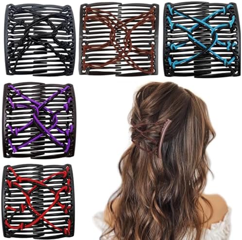 Deuxieme Classe 【HYDRA/イドラ】 HAIR CLIP M Amazon.com : 5 Pieces Stretchy Magic Hair Comb Adjustable