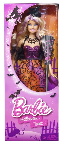 Muñeca Barbie Halloween Mattel 2013 miniatura 4