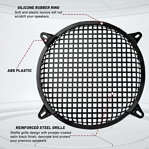 Tongze 8INCH 12 Inch Speaker Grill Cover: Car Audio Speaker Grill Cover thumb #3