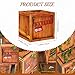 Dormirpilow 6 Pcs Dinosaur Table Centerpieces with 3 Artificial Greenery Strands, 10x10x10 Inch Prehistoric Theme Box Set for Dino Birthday Party Supplies,Rustic Wood Crate Backdrop Photo Props
