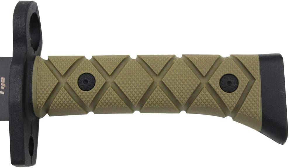 Snake Eye Tactical Ultimate Outdoors Survival Knife Fixed Blade Knife for Hunting, Fishing, Foraging, Camping, and Bushcraft Stainless Steel Knife With Sheath (Green-5128)