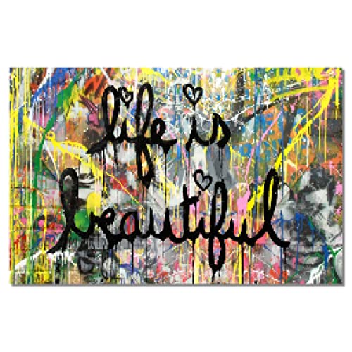 Impressions Sur Toile abstraites pour decoration murale urbaine 50x70cm