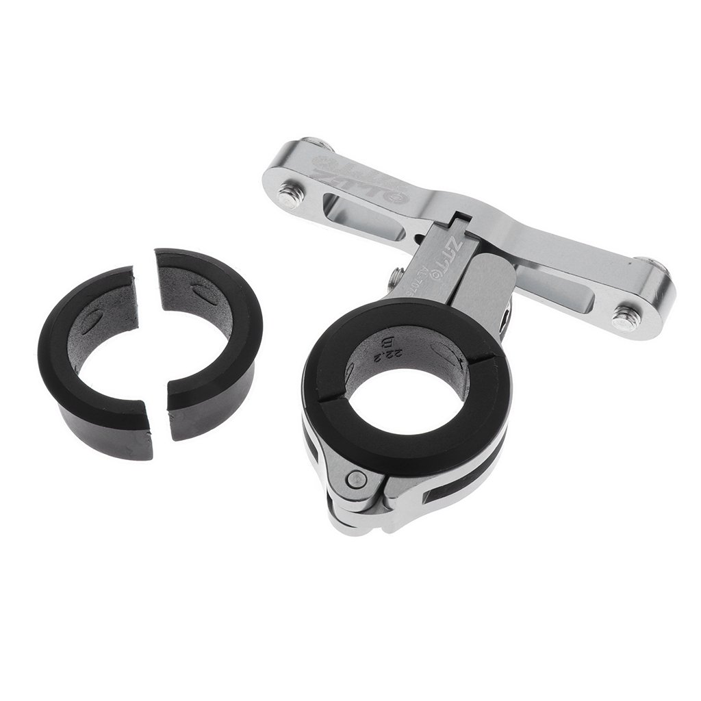 5er-Set Fahrradflaschen-Klemmhalterung für Lenker, Sattelstütze, Grau