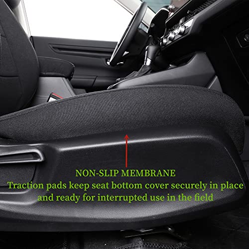 coverdream CRV Seat Covers Custom Fit for 2017-2021 2022 Honda CRV LX, EX, SE, EX-L,Touring,Hybrid,Full Coverage Polyester Car Seat Protector(Full Set,Black)