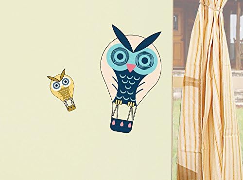 Vinyl Peel and Stick Brilliant Light Blubs Owl Wall Sticker Mural Decal for Home Nursery Room Decor, Smart Bulbs, small - Image 5
