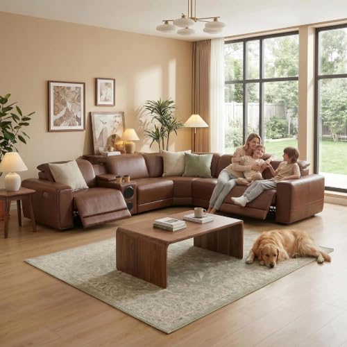 Modern L-Shape Power Reclining Sofa Set
