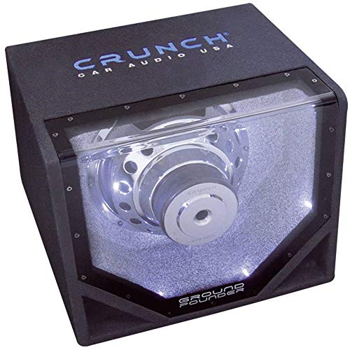 Crunch GPX8 - Sistema de subwoofers en cajones para vehculos de 400W, negro
