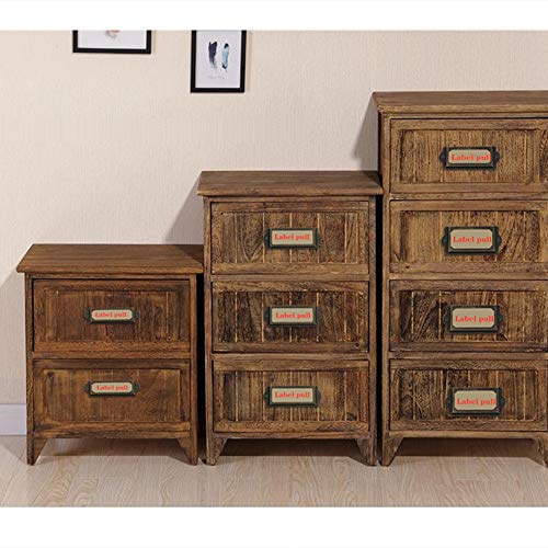 YGSAT 50 portadocumenti in ottone metallo per