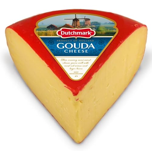Dutchmark Red Wax Gouda Cheese, from Holland - With a