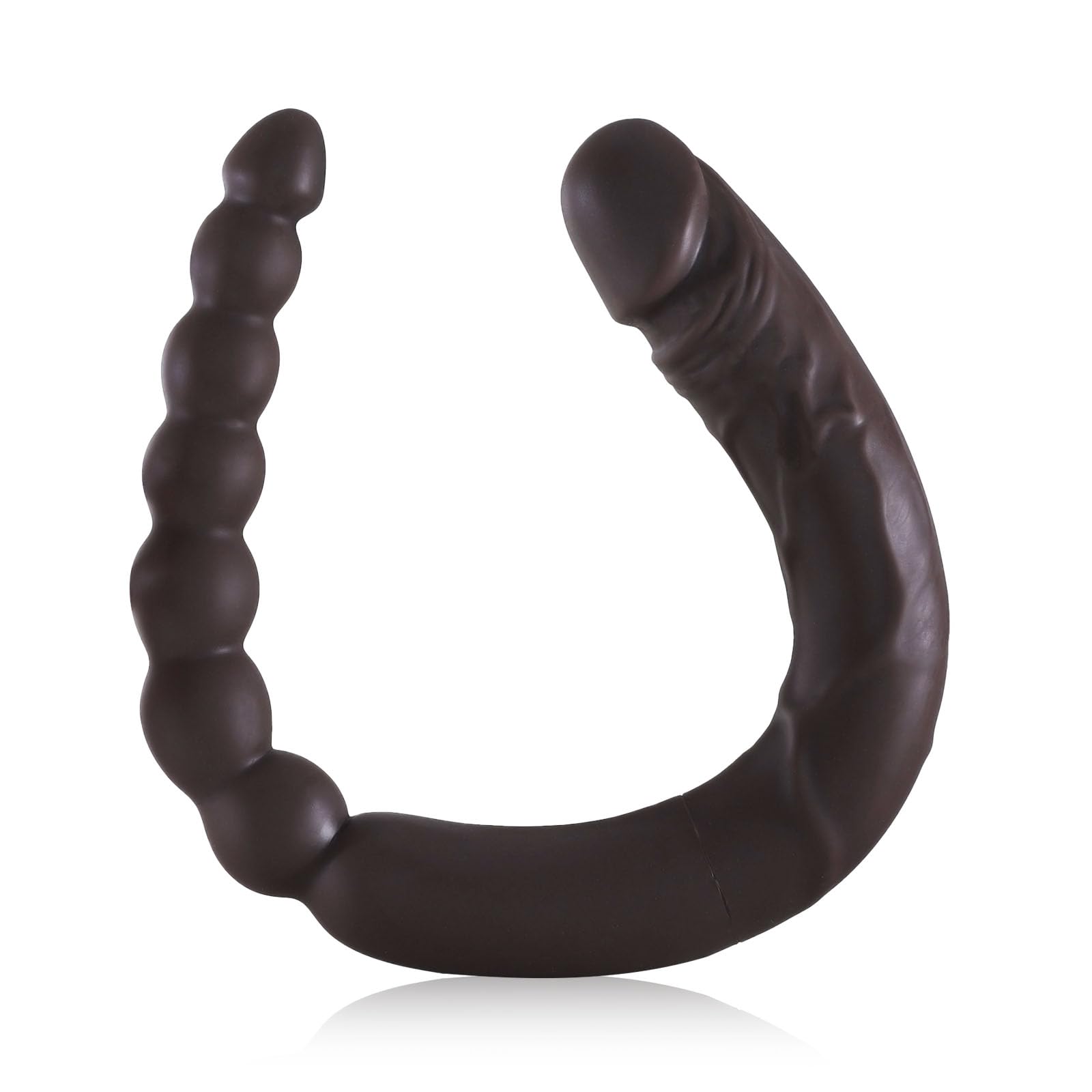 Dildo Doppio Lungo Enorme 66 cm, Pene Realistico e Perline Dildo Flessibile Doppia Faccia per Stimolatore Anale Vaginale, Dildos Giganti Spessi Silicone, Giocattoli Sessuali per Coppie Lesbiche