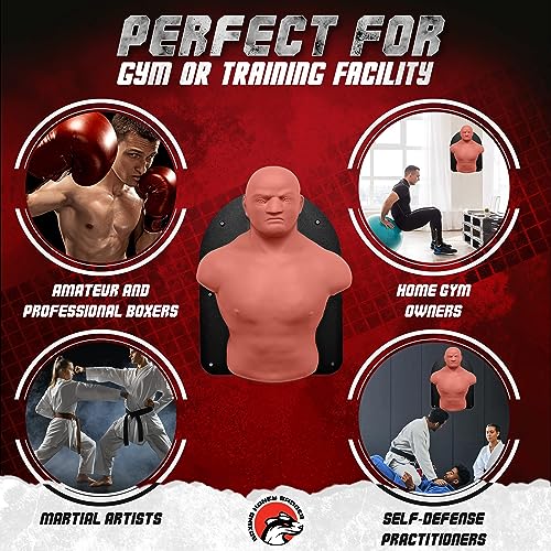 Boxing Honey Badger Wall-Mounted Punching Dummy Boxing Punching Bag Martial Arts Training Dummy thumb #5