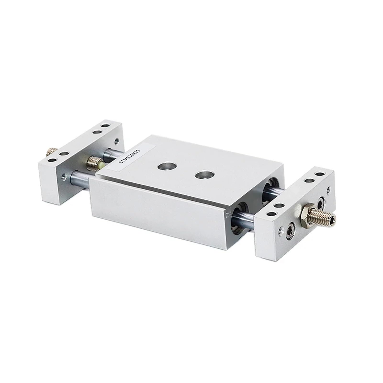 Vérin à air comprimé double tige alésage 16mm coulisse réglable