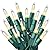 PREXTEX Christmas Lights with Green Wire (10 Feet, 50 Lights) - Clear Christmas Tree Lights Indoor or Outdoor String Lights Use - Warm White Twinkle Lights - Fairy Lights - Christmas String Lights
