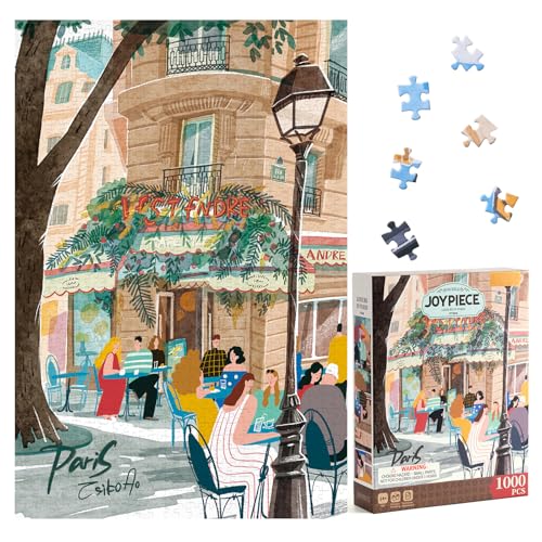 ROWOOD Puzzle de 1000 piezas para adultos y niños, juego desafiante, juguete educativo, rompecabezas regalos para mujeres y hombres, tiempo libre en París