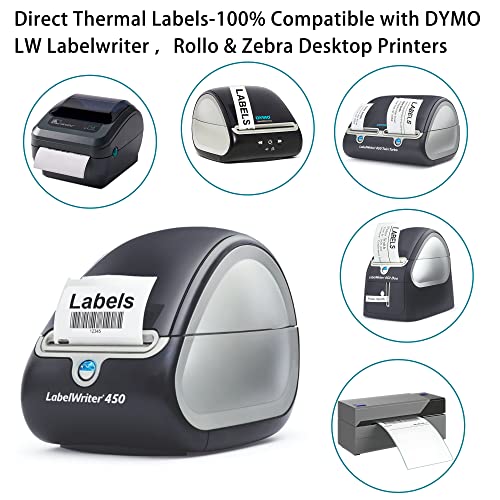 L Liked 15 Rolls Compatible With Dymo 1744907 Internet Postage Labels 4" X 6" Shipping Labels Compatible With Rollo, Dymo 4Xl & Zebra Desktop Printers (220 Labels Per Roll) #TOP4