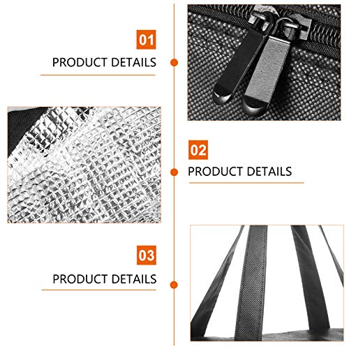 Bolsa de transporte para almoço de carro com alças longas e grande capacidade da Besportble, lanchei