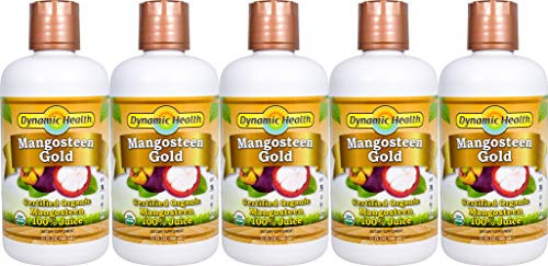 Dynamic Health Mangosteen Gold 100% Pure 32 oz ( Multi-Pack)