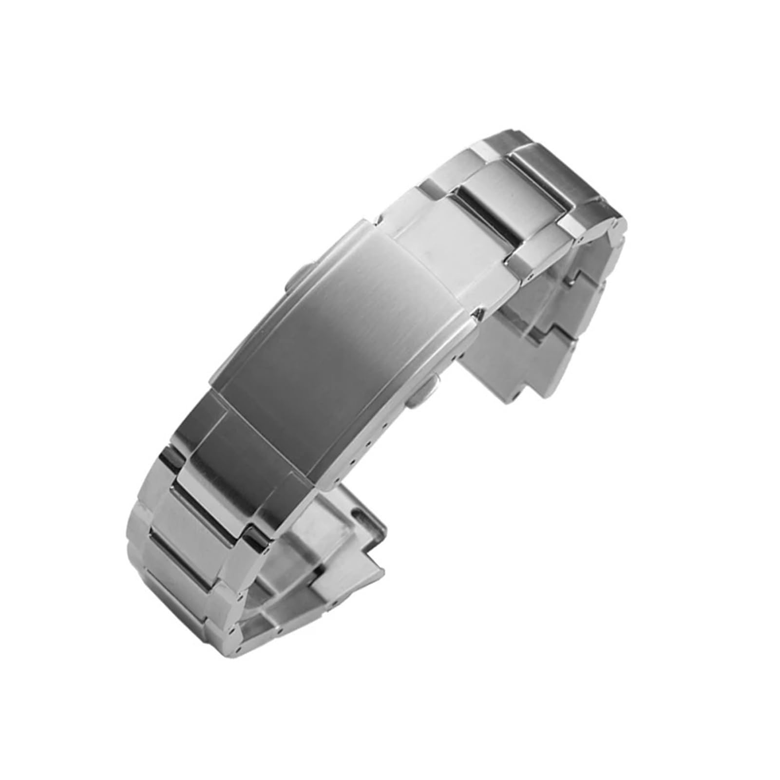 Cinturino for orologio in acciaio di precisione solido compatibile con Casio G-SHOCK GST-B200 GST-200D, cinturino for da uomo sgancio rapido rialzato, 16 mm