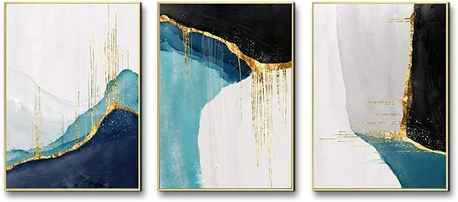 70% оƒƒ Evеrуthіng Abstract Art in Navy Blue and Gold Canvas Print Wall Art with Gold Foil Wall Decor Landscape Pictures Framed for Living Room and Bedroom Home Decoration 24x48 inches 70% оƒƒ Evеrуthіng Abstract Art in Navy Blue and Gold Canvas Print Wall Art with Gold Foil Wall Decor Landscape Pictures Framed for Living Room and Bedroom Home Decoration 24x48 inches