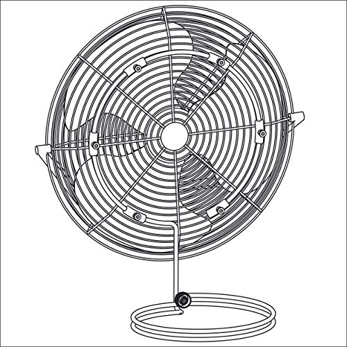 MISTCOOLING - Fan Mist Kit - Made in USA tubing - Low Pressure Misting Ring - DIY Fan Mist Ring with Brass/Stainless Steel Nozzles (2 Nozzle System)