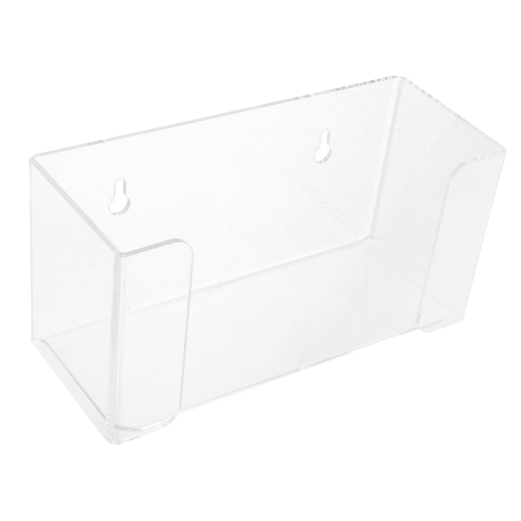 Ciieeo 3 Pièces Distributeur de Masques et Mural Support Transparent pour Laboratoire Organisateur de Masques de Rangement