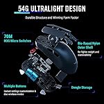 ASUS ROG Harpe Gaming Wireless Mouse, Ace Aim Lab Edition, 54g Ultra-Lightweight, 36,000 DPI Sensor, 5 Programmable Buttons, Tri-Mode Connectivity (2.4GHz RF, Bluetooth, Wired), SpeedNova, Black - Image 2