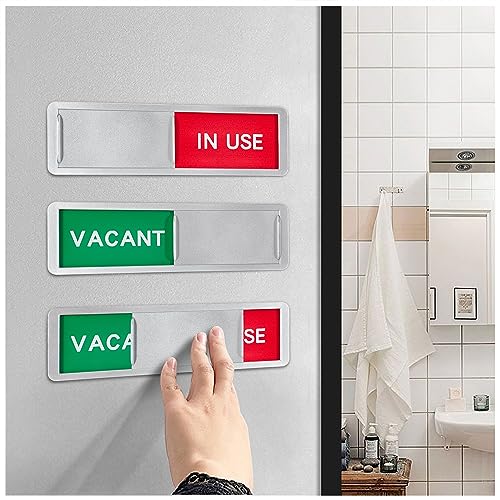 1 Pack Vacant/In Use Sign, Slider Door Indicator, Privacy/Do Not Disturb Sign for Office/Bathroom/Home Office/Conference Room, 7 x 2 Inch - Cosy Home Interiors 1 Pack Vacant/In Use Sign, Slider Door Indicator, Privacy/Do Not Disturb Sign for Office/Bathroom/Home Office/Conference Room, 7 x 2 Inch - Image 5