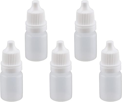 Othmro Botellas cuentagotas de plástico de ojo de laboratorio de polietileno de 0.2 onzas, 20 piezas, gotero líquido exprimible de 0.2 fl oz boca disponible en Yaxa Costa Rica