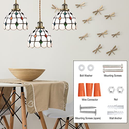 Image of Industrial Mini Pendant Light Kit, E26 Socket Pendant Hanging Light, Hemp Rope Vintage Hanging Pendant Light Cord, Adjustable Pendant Lights Ceiling Mount Kitchen Island Farmhouse
