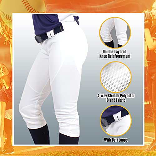 3N2 Patented Women's Nufit Knickers-Belt Loops, Black, Large #TOP2