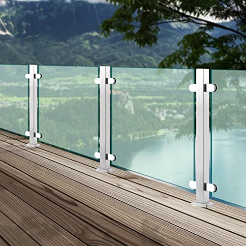 Poste de escalera para transformar tu jardín y terraza con paneles de vidrio 3