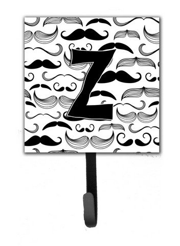 Letter Z Moustache Initial Leash & Key Holder