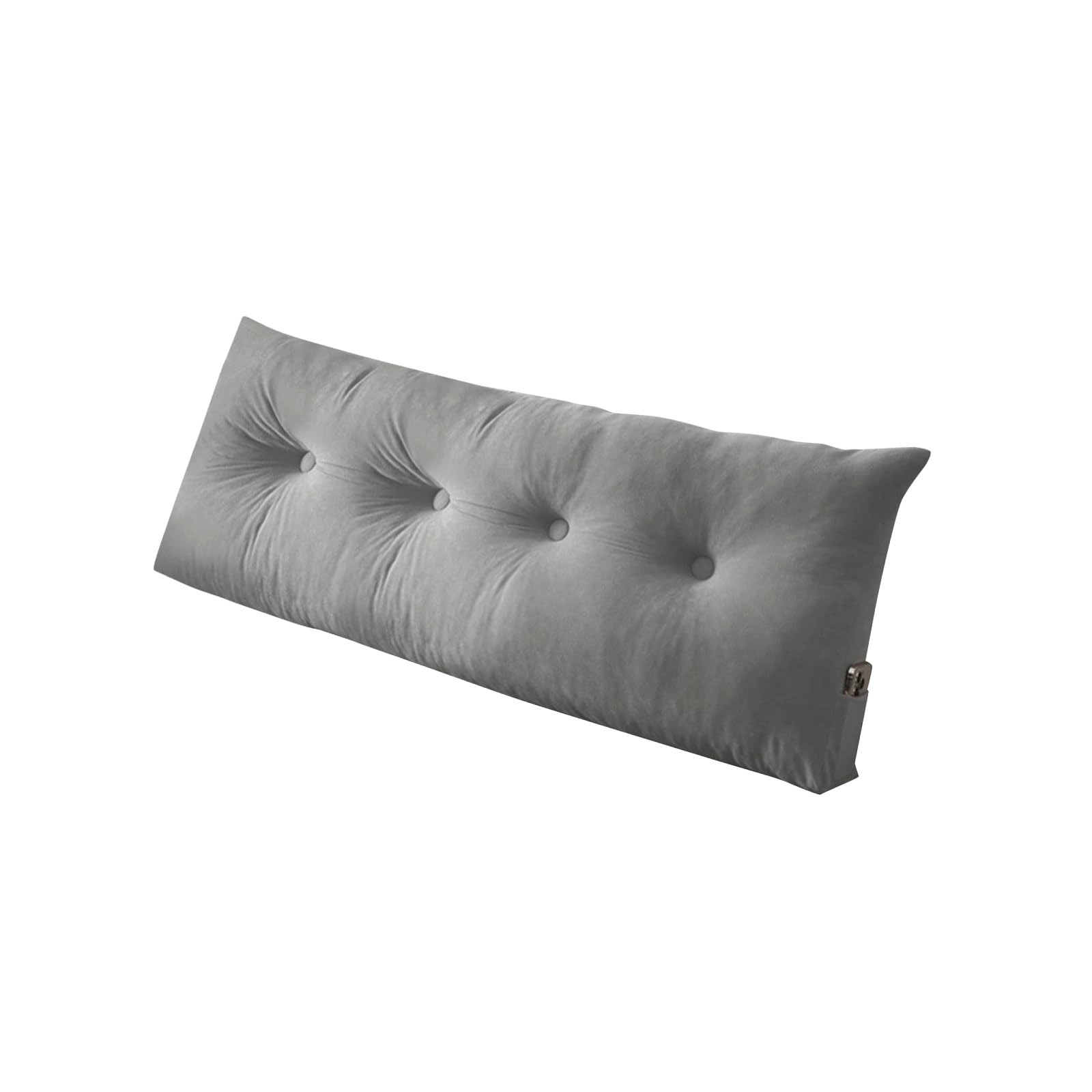 Nucelit Triangular Back Pillow for Sofabed Otherwise Floor Use 47.24 Unknown 4.72 Inch Permanent Velutinous Fabric Plan Ribbed Backrest Pillow with