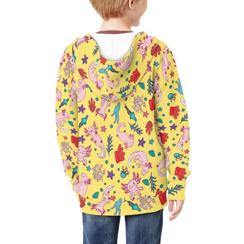 Boys Girls Full Zip Up Hoodie Sweatshirt Lightweight Long Sleeve Pullover Travel Sport Hoodies for Kids Teens4