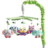 MOVEBO- Woodland Baby Crib Mobile for Nursery,lullabies Baby Crib Mobile for Baby Boys and Girls, Cr