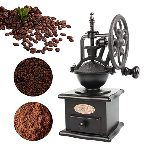 Antique Black Cast Iron Coffee Mill